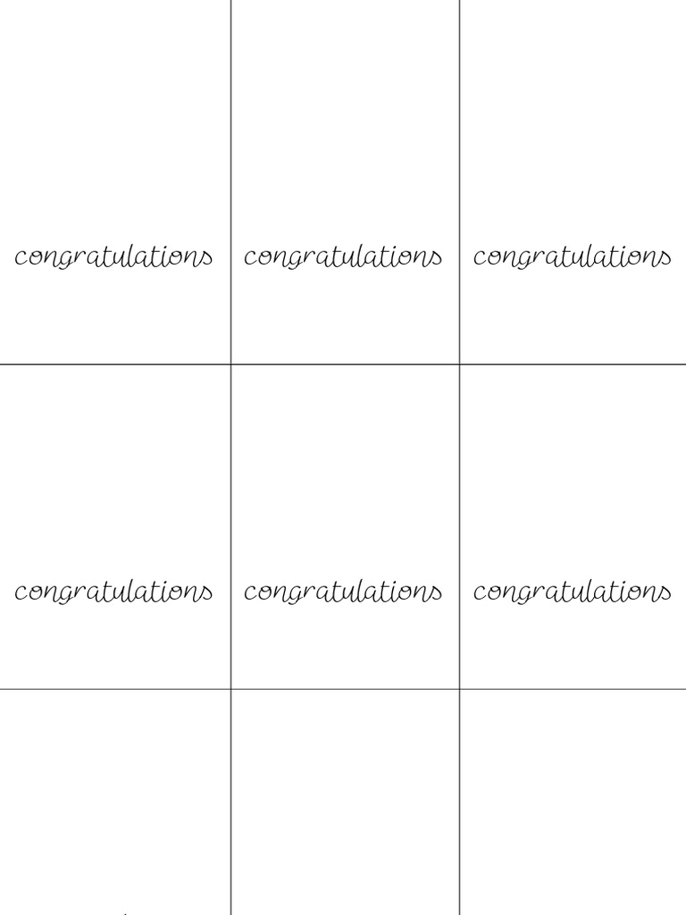 Congratulations (1) | PDF