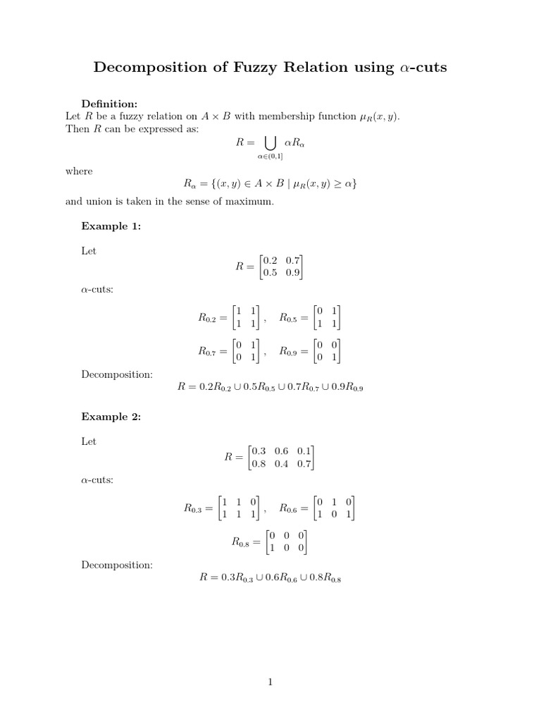 fuzzy (lec 3) | PDF | Mathematics | Mathematical Logic