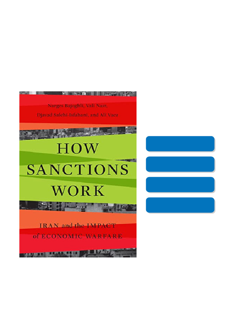 How Sanctions Work: Iran and the Impact of Economic Warfare 1st Edition ...