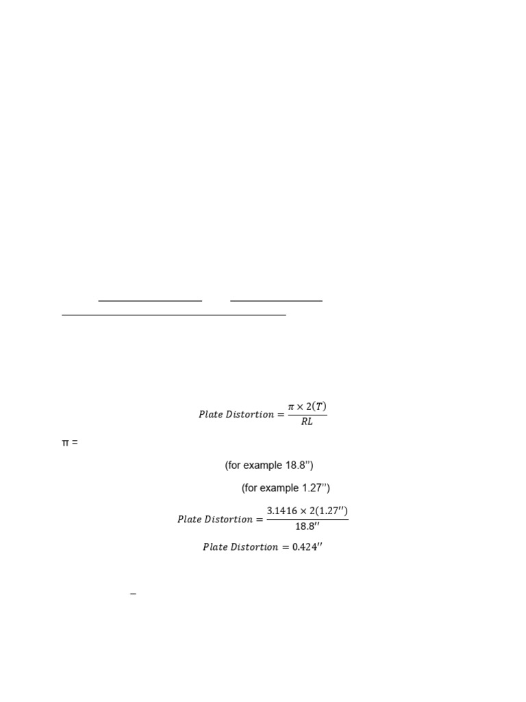 1_5 Plate Distortion NOTES | PDF