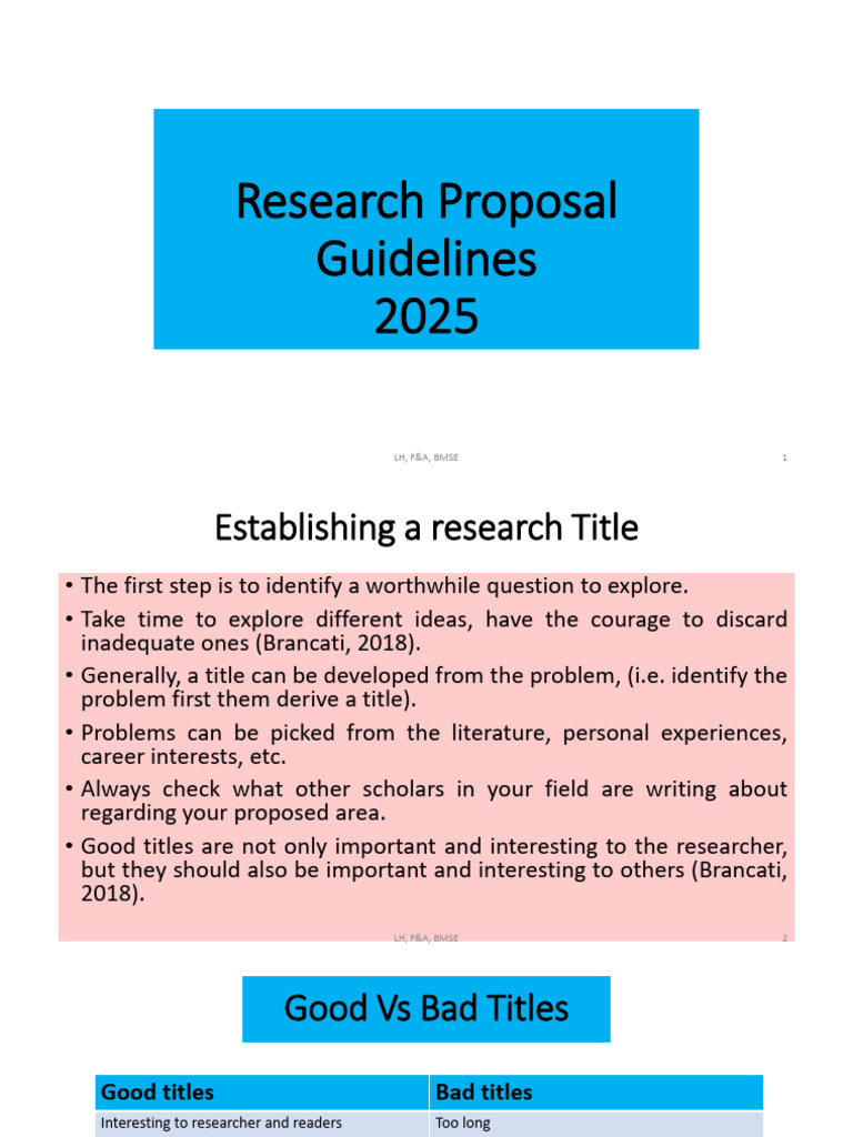 Research Proposal Guidelines 2025 | PDF | Methodology | Hypothesis