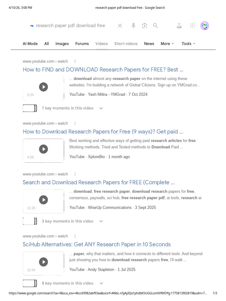 How To FIND and DOWNLOAD Research Papers For FREE? Best .. | PDF ...