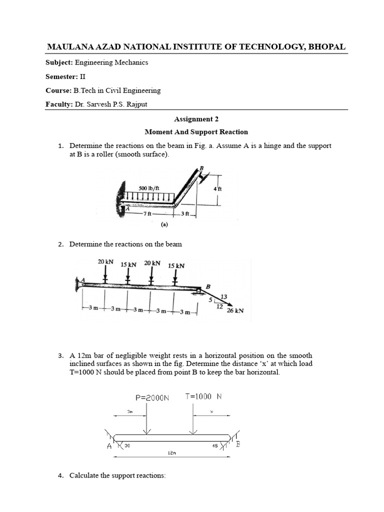 Assignment 2 Engg Mechgch (1) | PDF