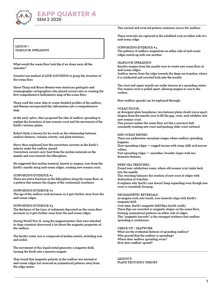 Earth Science ? (1) | PDF | Plate Tectonics | Earth