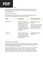 Global Absence Entry Validation Guide | PDF | Parameter (Computer ...