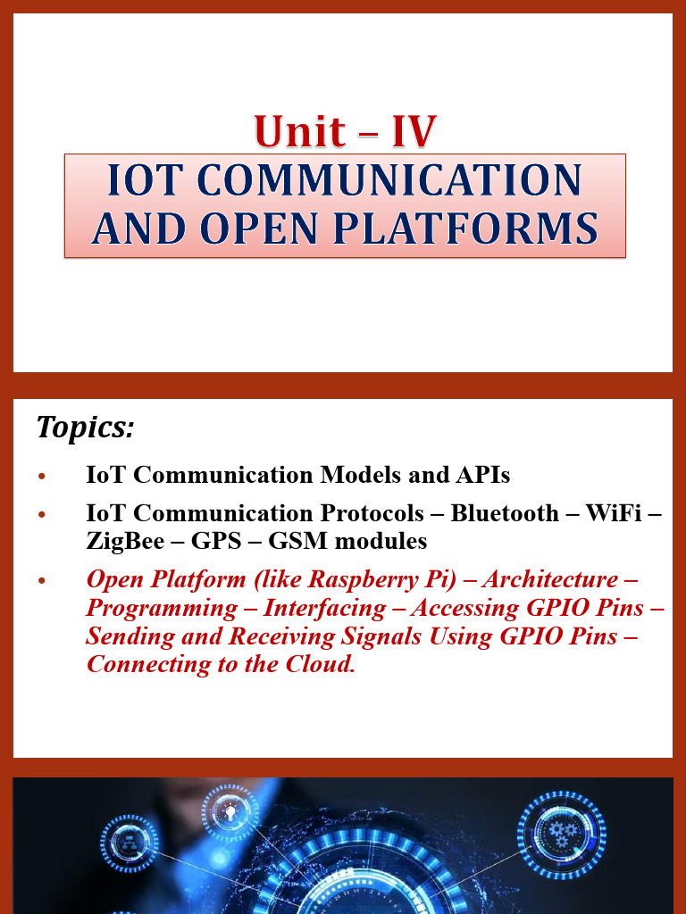 IoT Communication Models and APIs | PDF | Computer Network | Internet ...