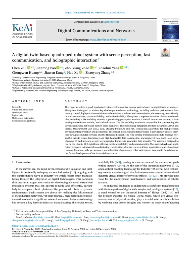 Digital Twin Robot Comm | PDF | Lidar | Kalman Filter