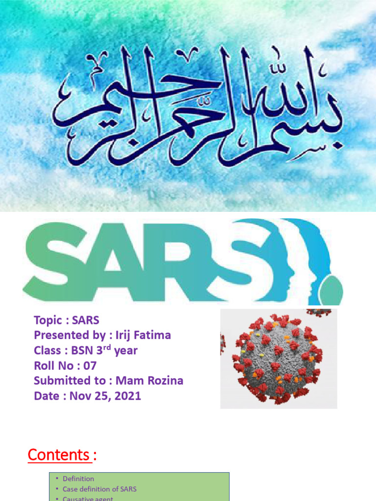 Sars | PDF