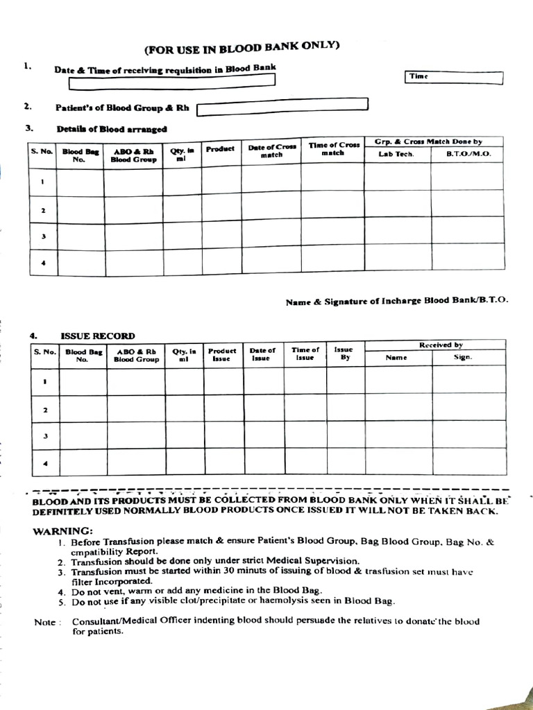 BT Form Back | PDF