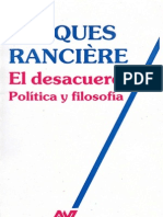 Ranciere El Desacuerdo