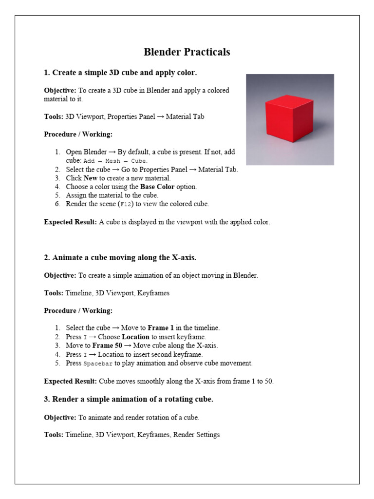 Media Production Practical 10 | PDF