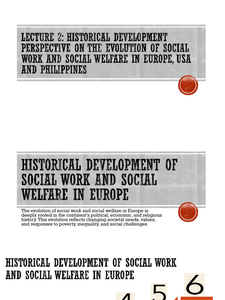 Copy of Lecture 3 Historical Evolution of Social Work and Social ...