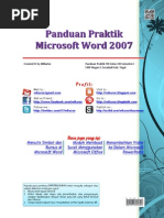 Download Panduan Praktik Microsoft Word 2007 by Wikarso Fahri SN102453707 doc pdf