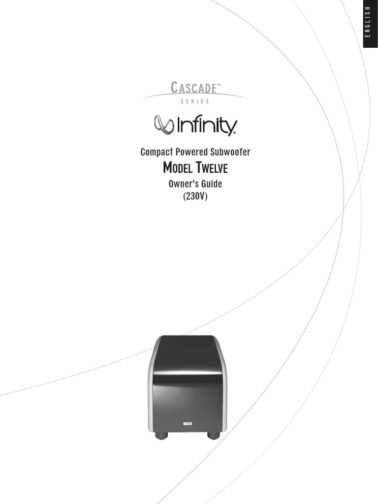 Infinity Cascade 12 | PDF | Loudspeaker | Electrical Connector