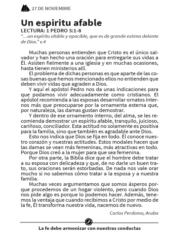 Un Espiritu Afable | PDF