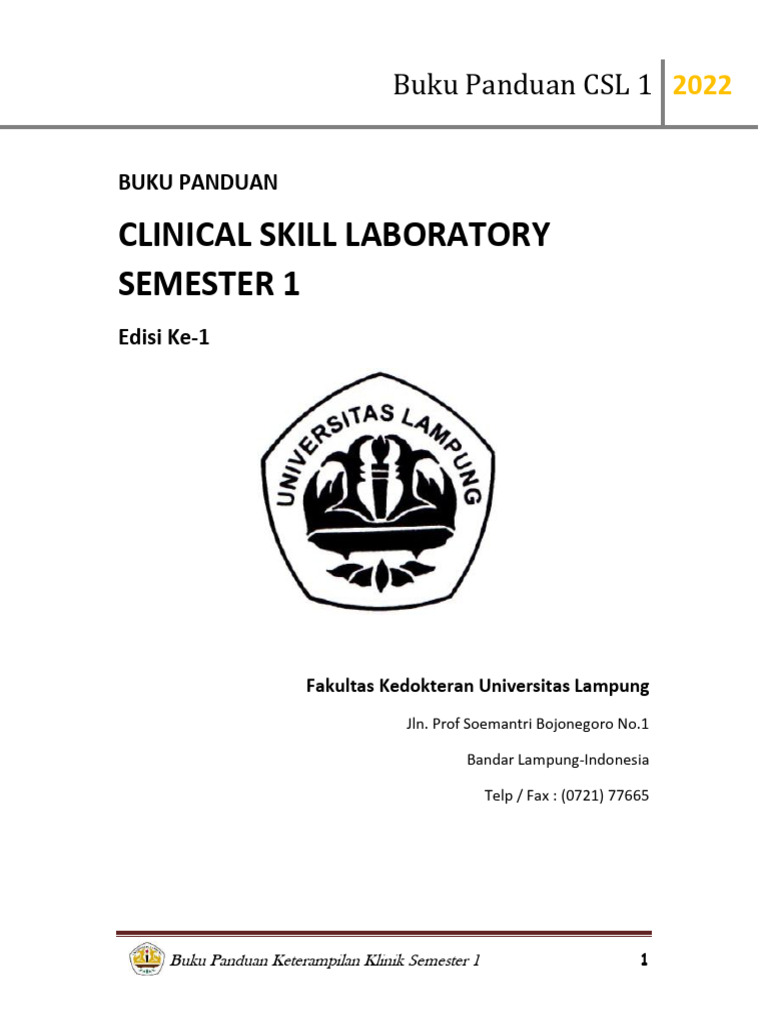 Buku Panduan CSL 1 2022 | PDF