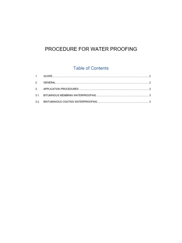 c12. Water Proofing | PDF | Concrete | Coating