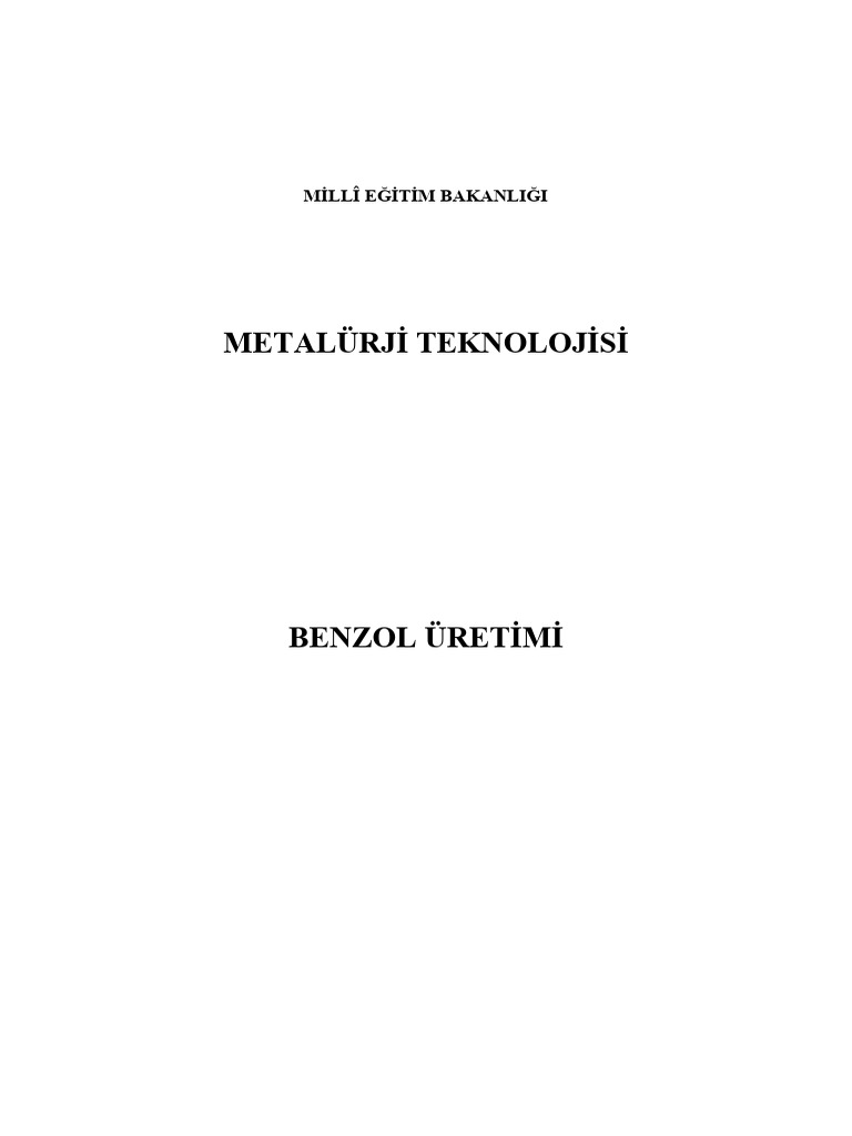 Megep Benzol Üretimi | PDF