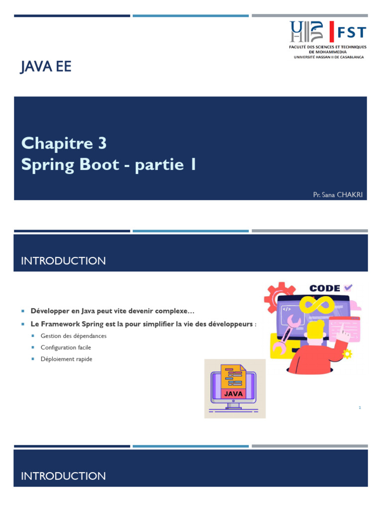 Chapitre 3 - SpringBoot (Partie 1) | PDF
