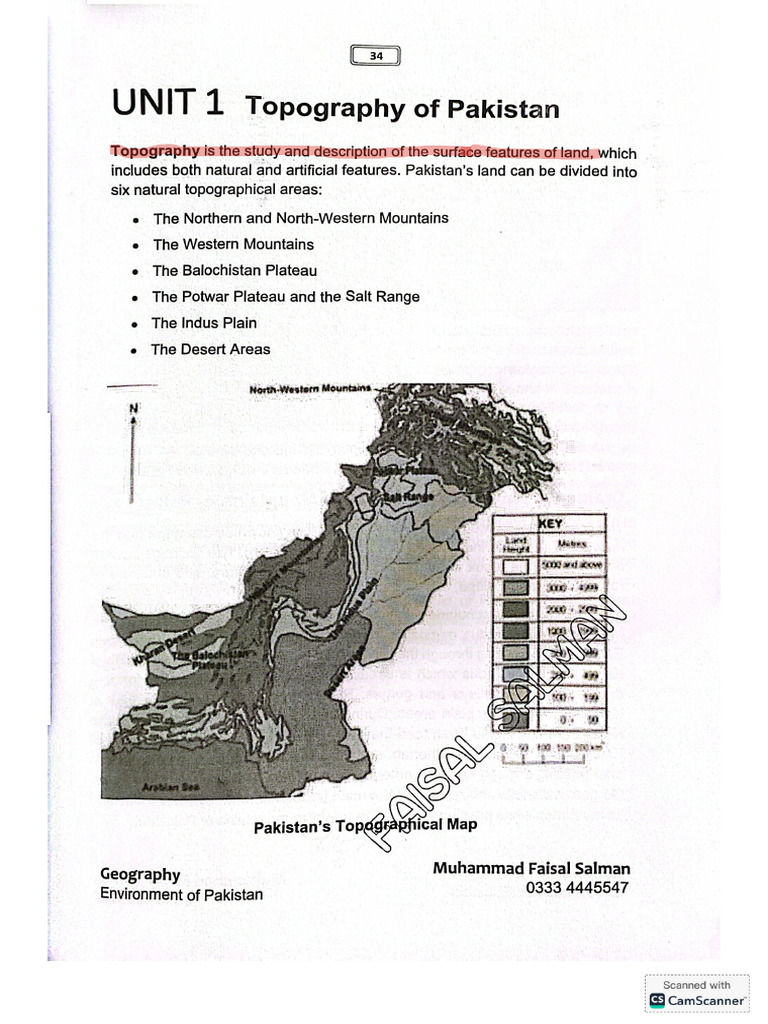 Chapter 1 topography | PDF