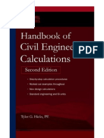 Handbook For Civil Engineering Calculations