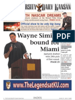 Student With Nascar Dreams: Wayne Simien Bound For Miami