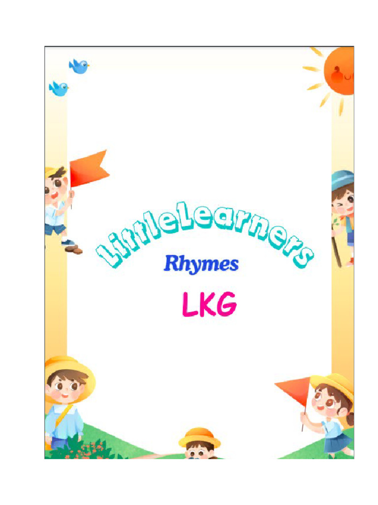 LKG Rhymes (1) | PDF