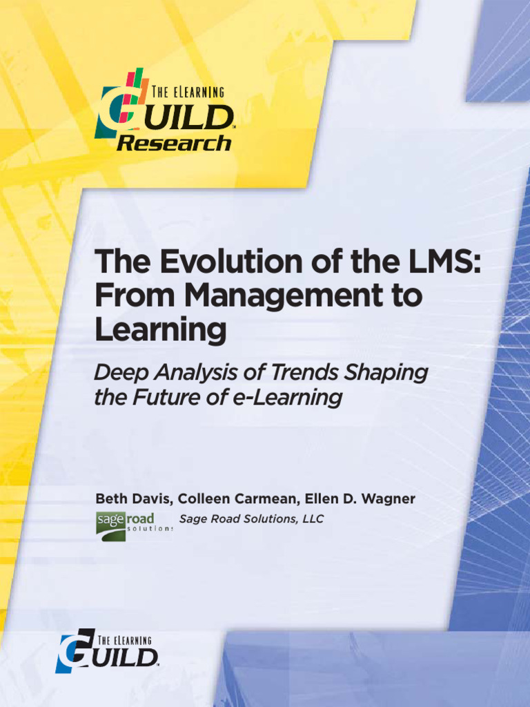 The Evolution of the LMS - From Management to Learning (Oct 09) | PDF