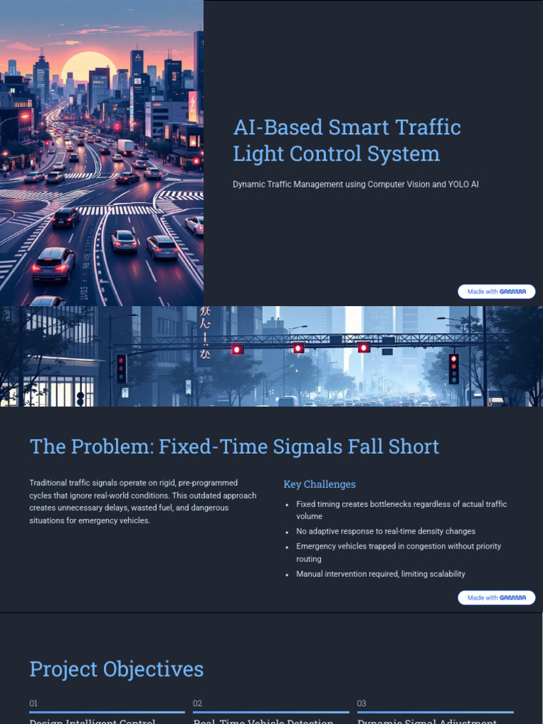 AI Based Smart Traffic Light Control System | PDF | Traffic ...