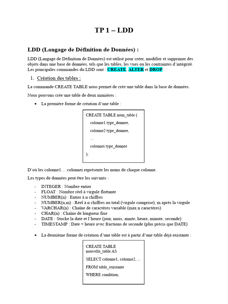 TP1 - LDD (1) | PDF