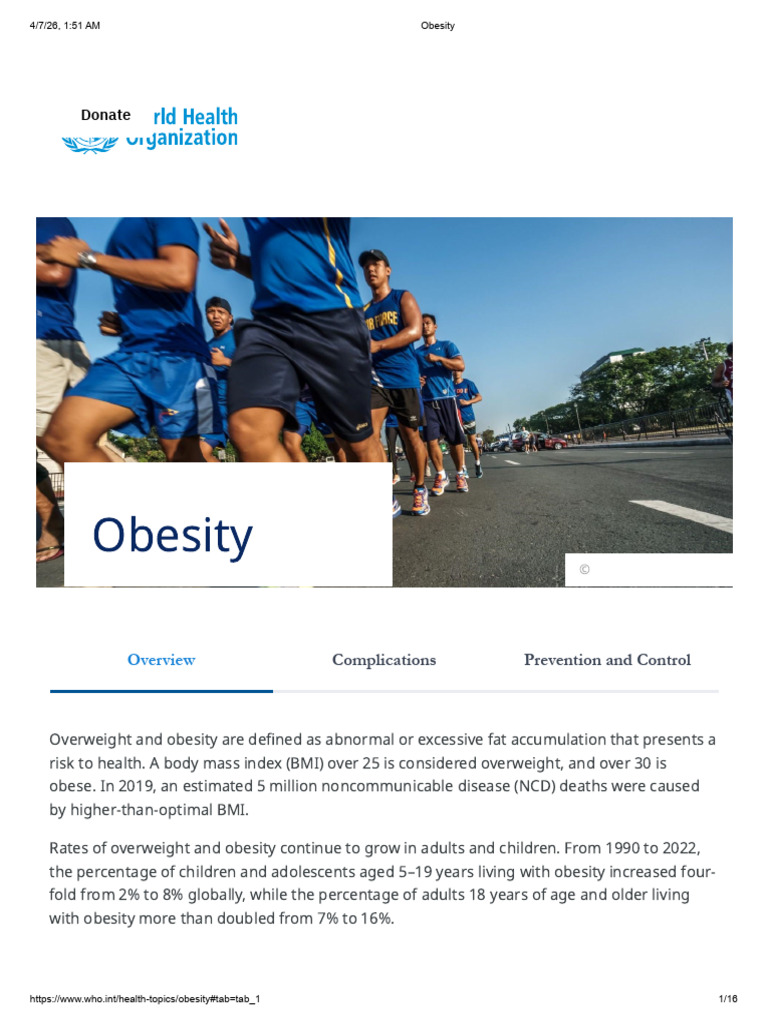 Obesity | PDF | Obesity | Overweight