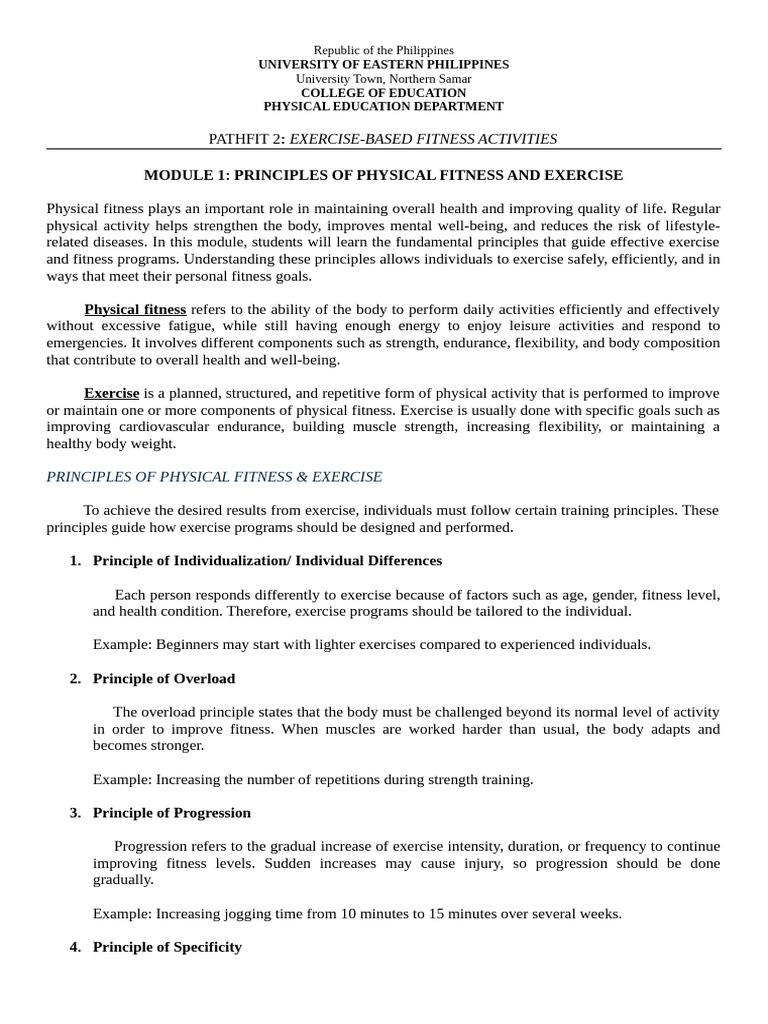 Pathfit 2 Midterm Module | PDF | Physical Fitness | Aerobic Exercise