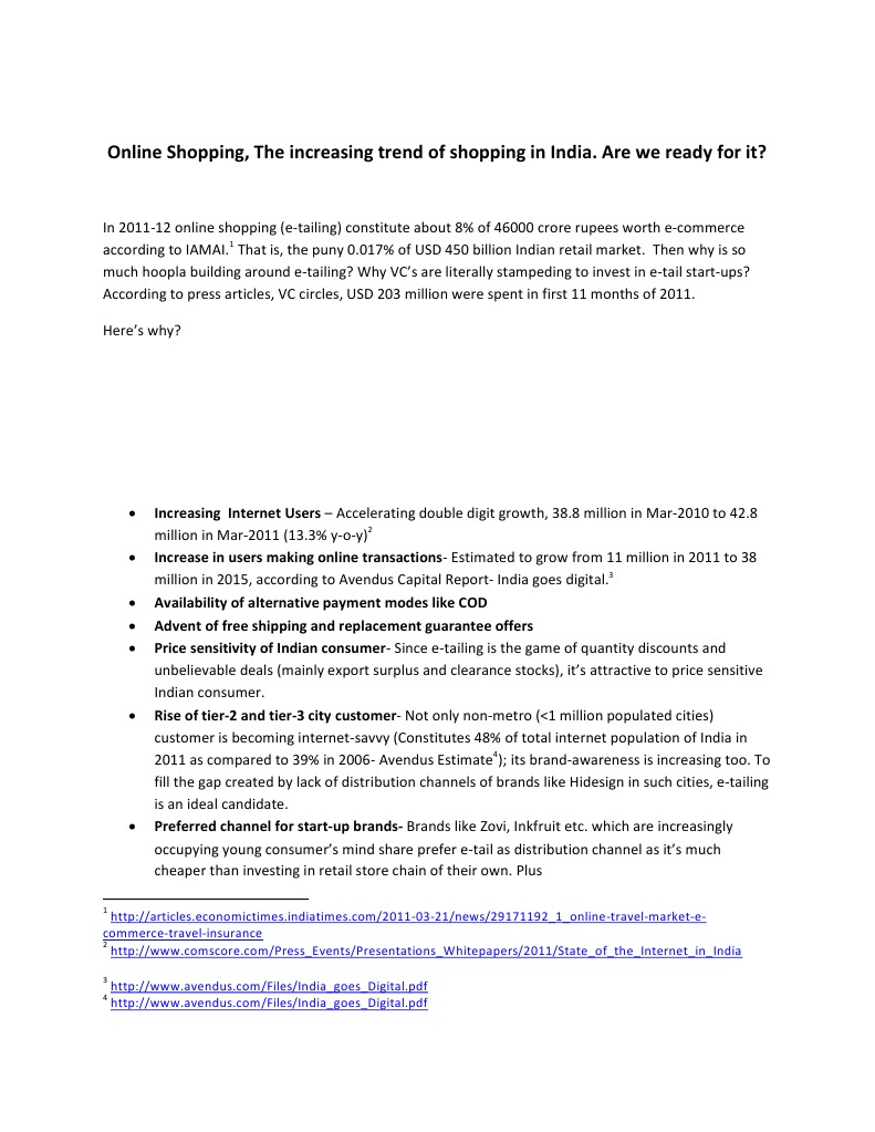 Online Shopping PDF E Commerce Online Shopping