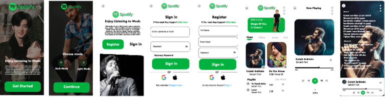 Spotify Ui | PDF | Spotify