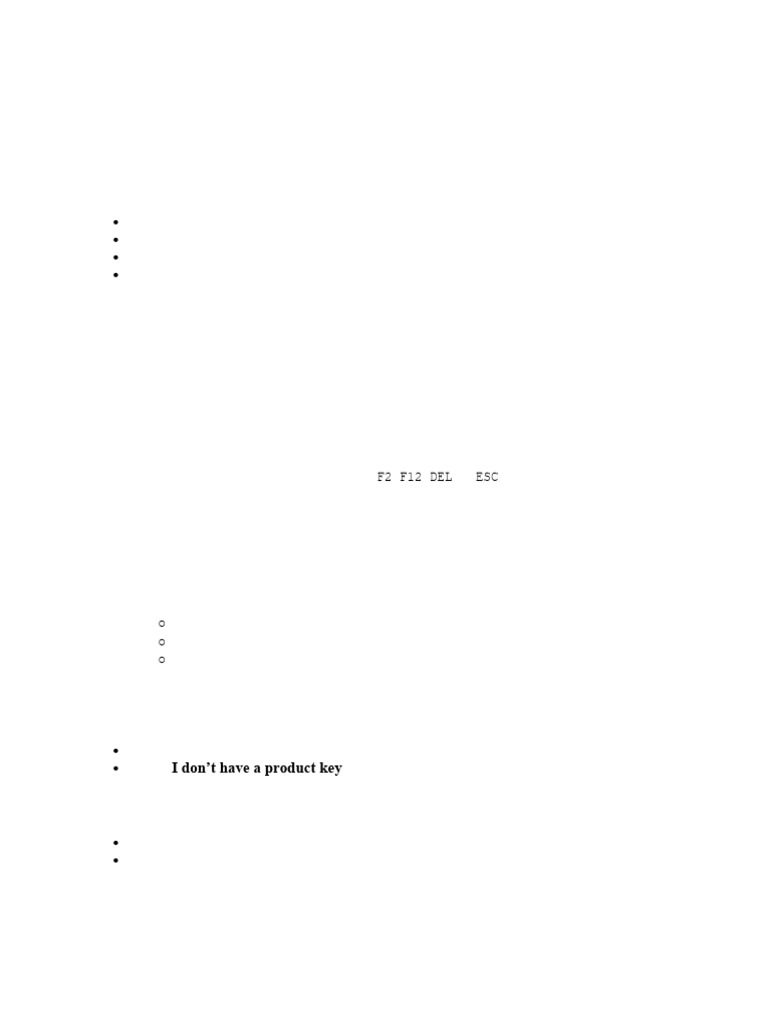 Installation of Windows 10 OS | PDF