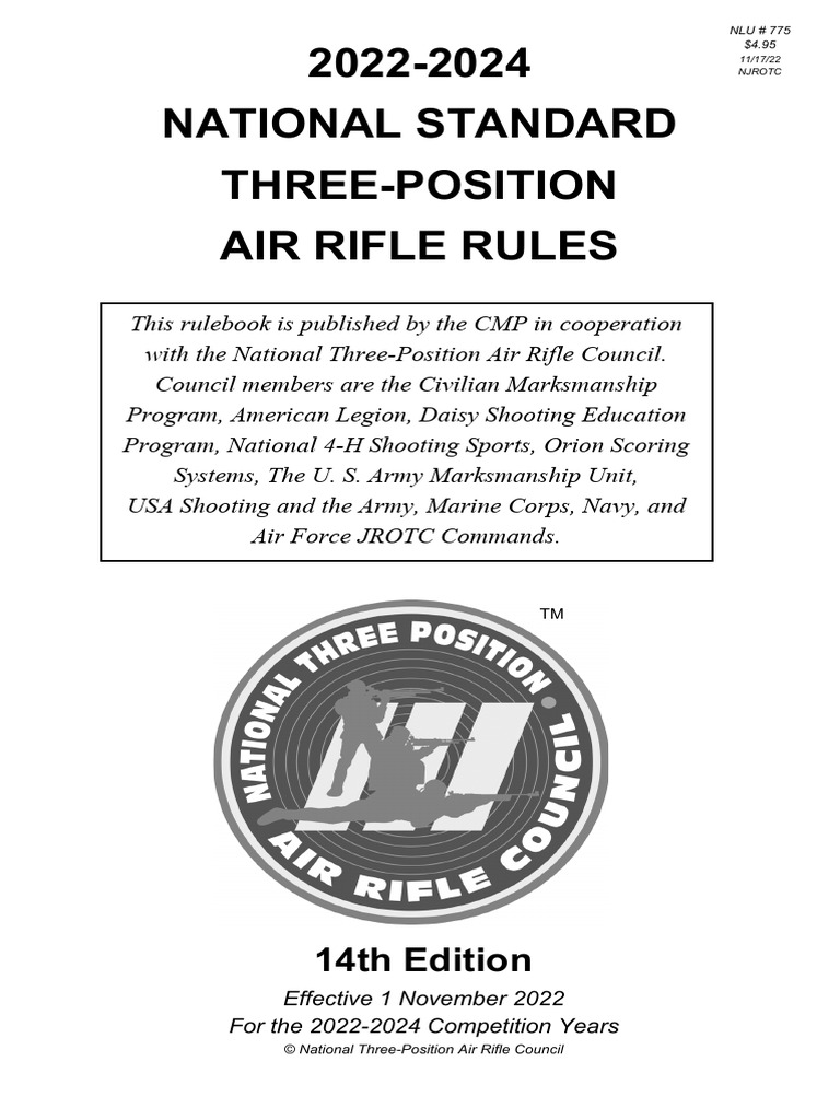 Znational Standard Three-position Air Rifle Rules | PDF | Firearms ...