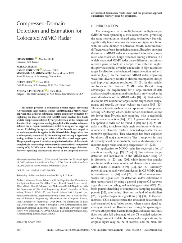Paper-03 | PDF | Mimo | Radar