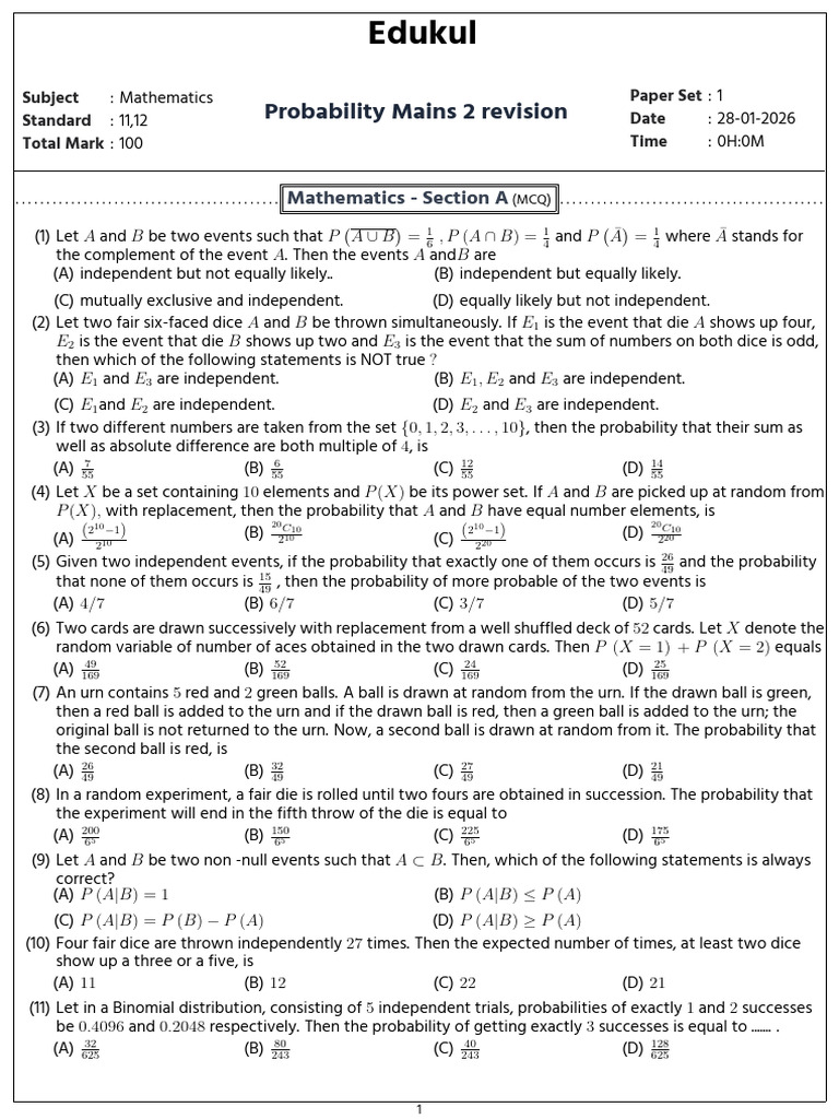 DOC-20260128-WA0019. | PDF | Variance | Random Variable