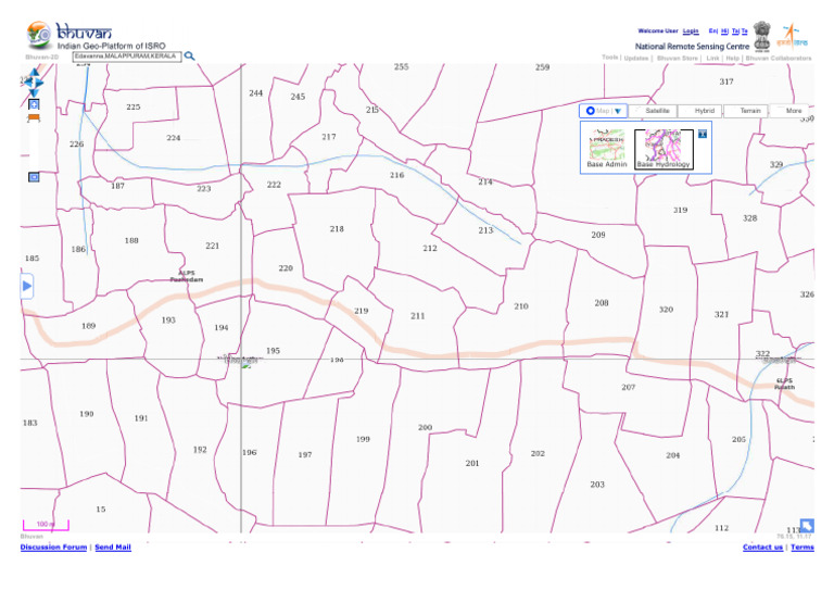 ISRO's Geoportal _ Gateway to Indian Earth Observation _ 2D Viewer | PDF
