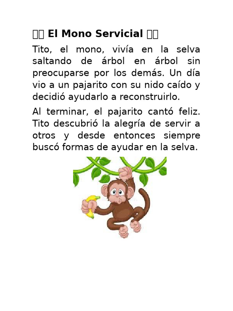El Mono Servicial | PDF