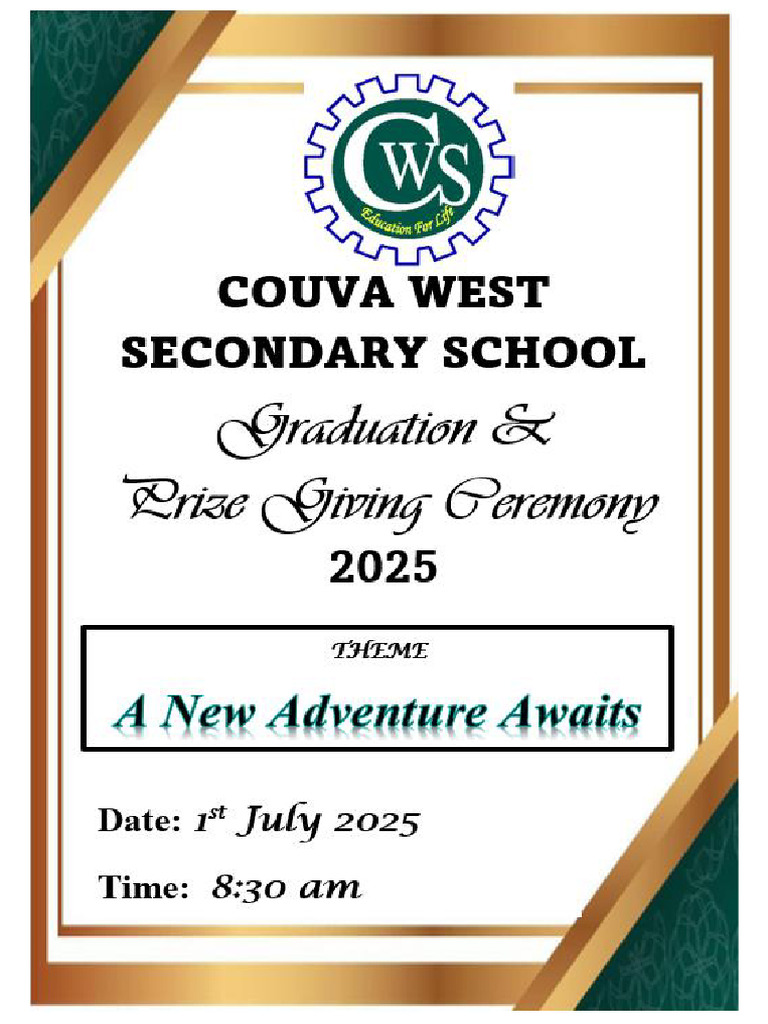 CWS 2025 Graduation Programme | PDF