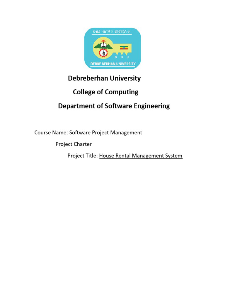 Project Charter | PDF | Software Engineering | Information Technology