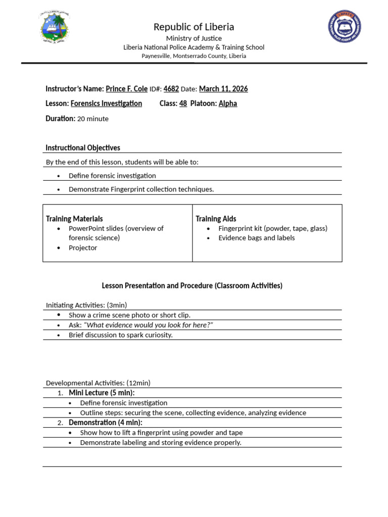 Lesson Plan Good | PDF