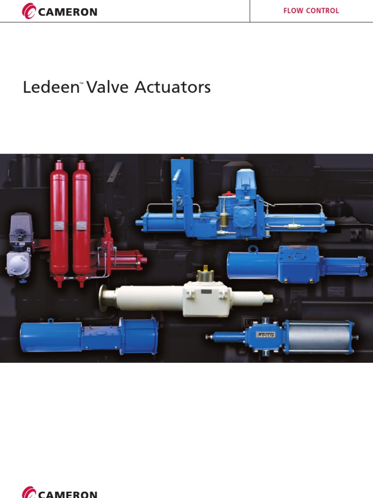 Ledeen Actuator General Catalogue Entire Line Valve Actuator
