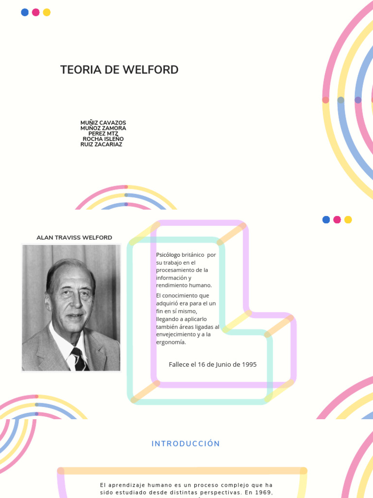 Welford | PDF | Aprendizaje | Percepción
