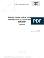 Modelo de Documento Instalação