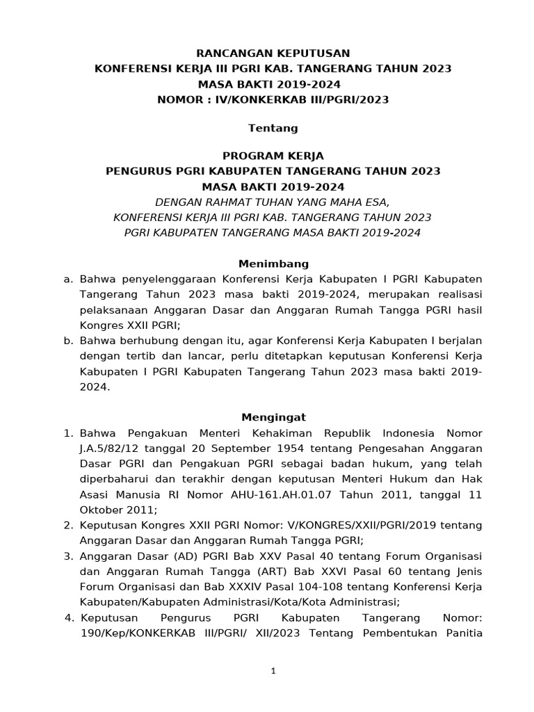 Rancangan IV - Program | PDF
