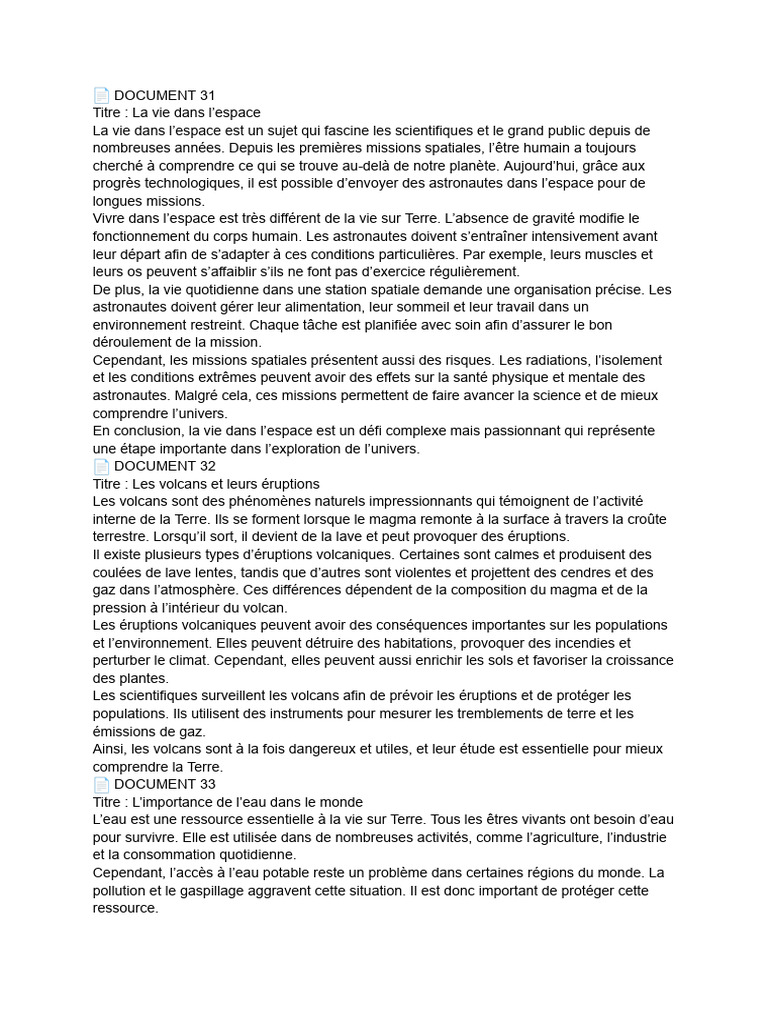 ? Document 31 | PDF | Volcan | Eau