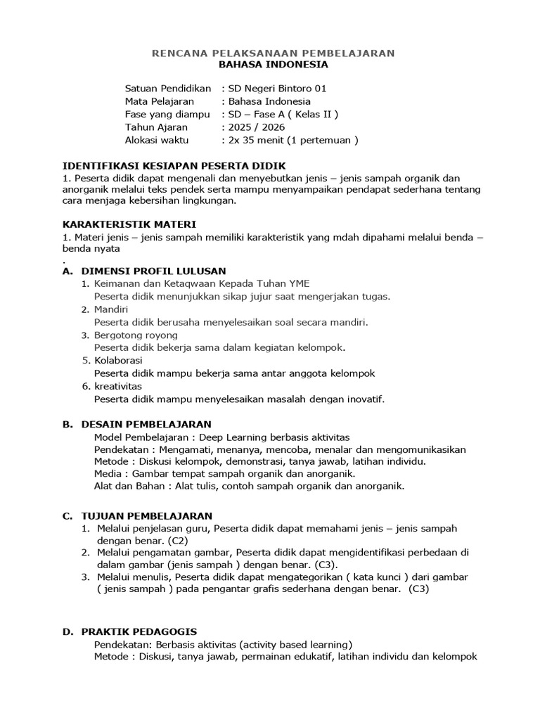 2. Modul B. Indonesia BAB 7 2A | PDF