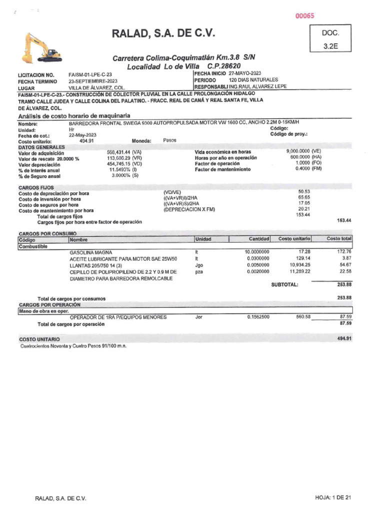 03.-ANALISIS-MAQ.-EQUIPO | PDF
